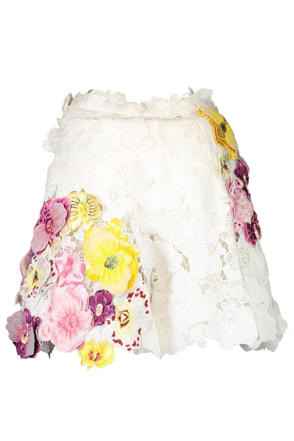 Climbing Orchid Embroidered Shorts - Image 5