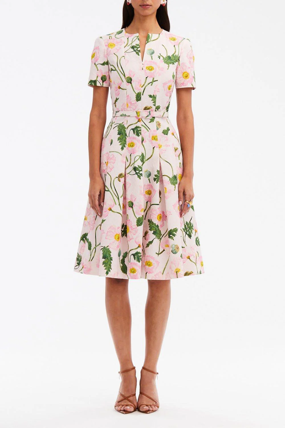 Cloque Flare Dress - Image 2