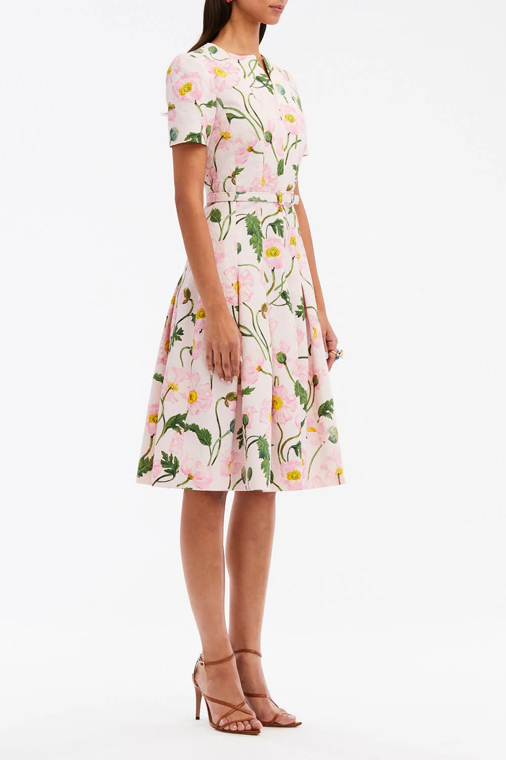 Cloque Flare Dress - Image 3