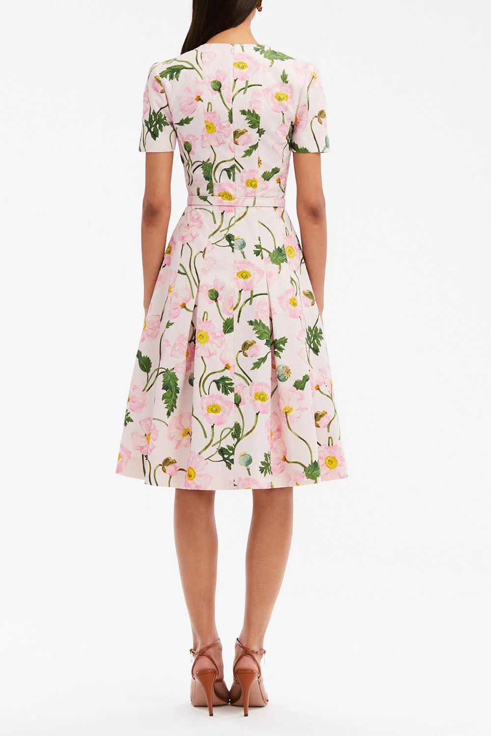 Cloque Flare Dress - Image 4