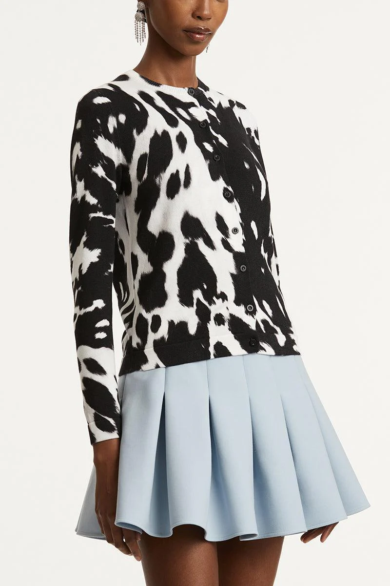 Cow Inset Cardigan - Image 3