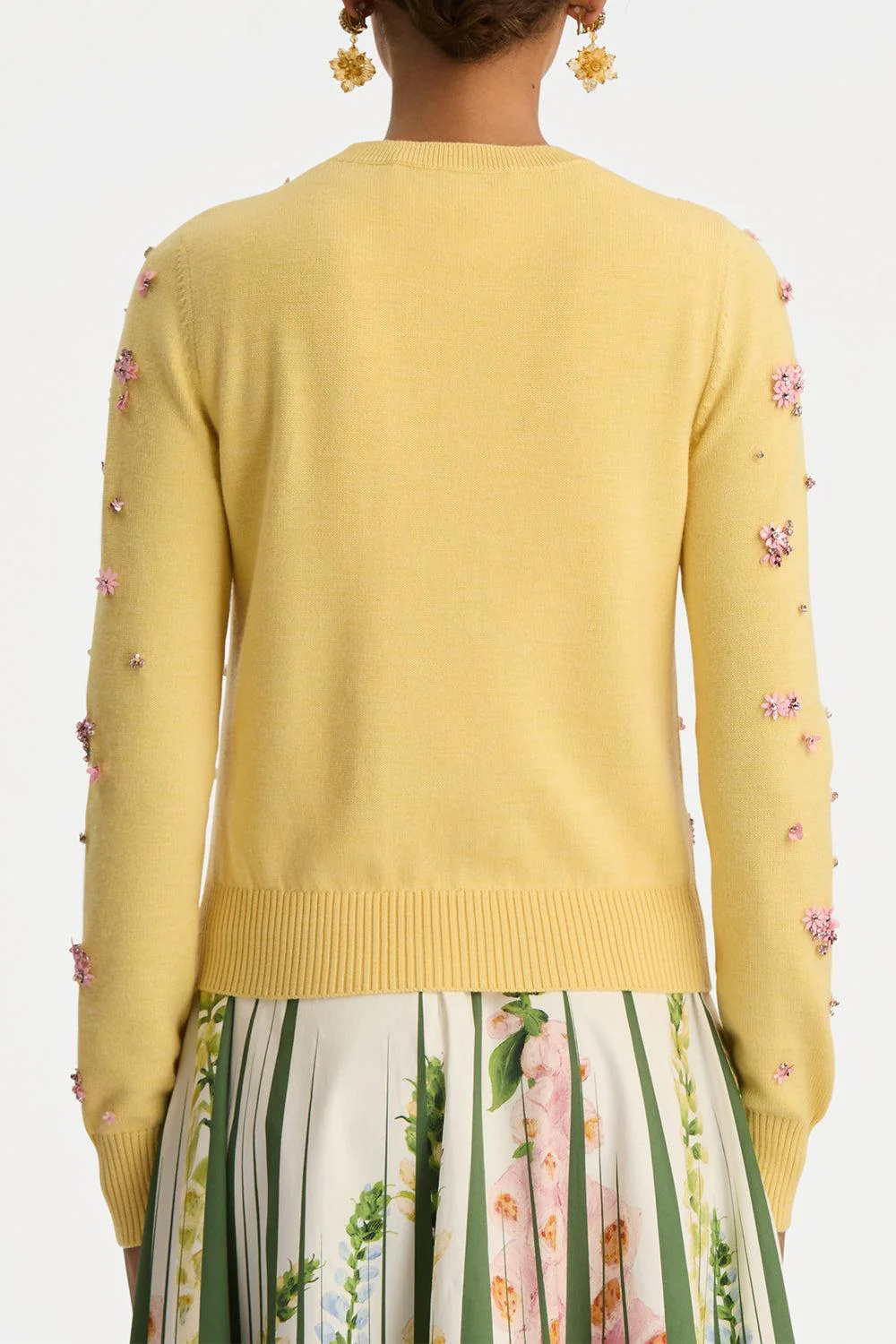 Crystal Cluster Embroidered Cardigan - Image 6