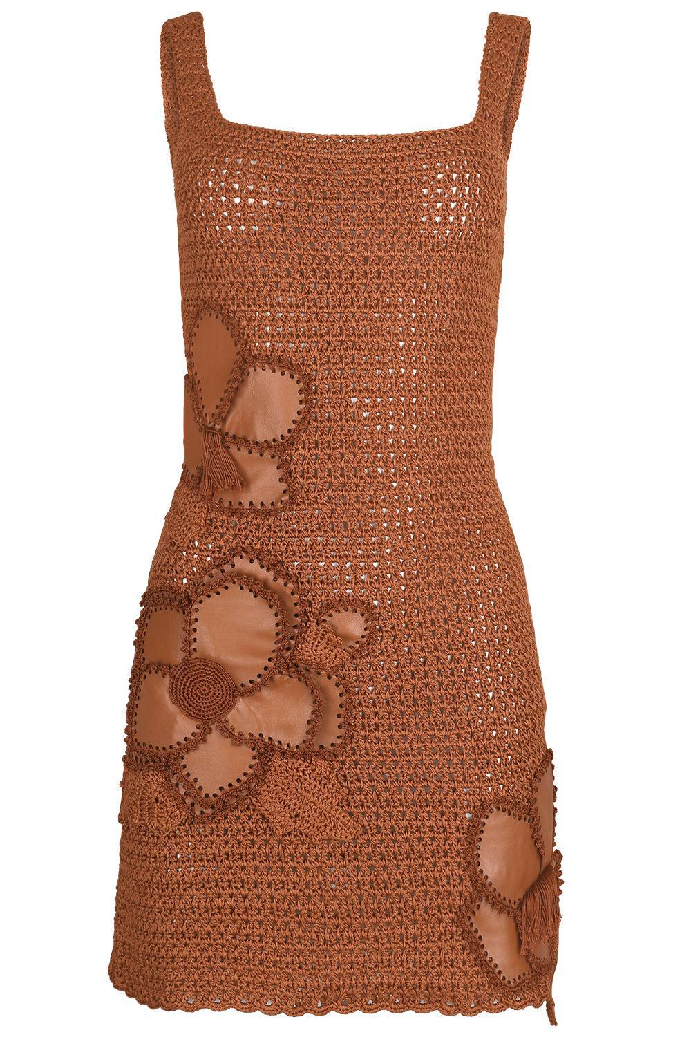Deboss Crochet Dress