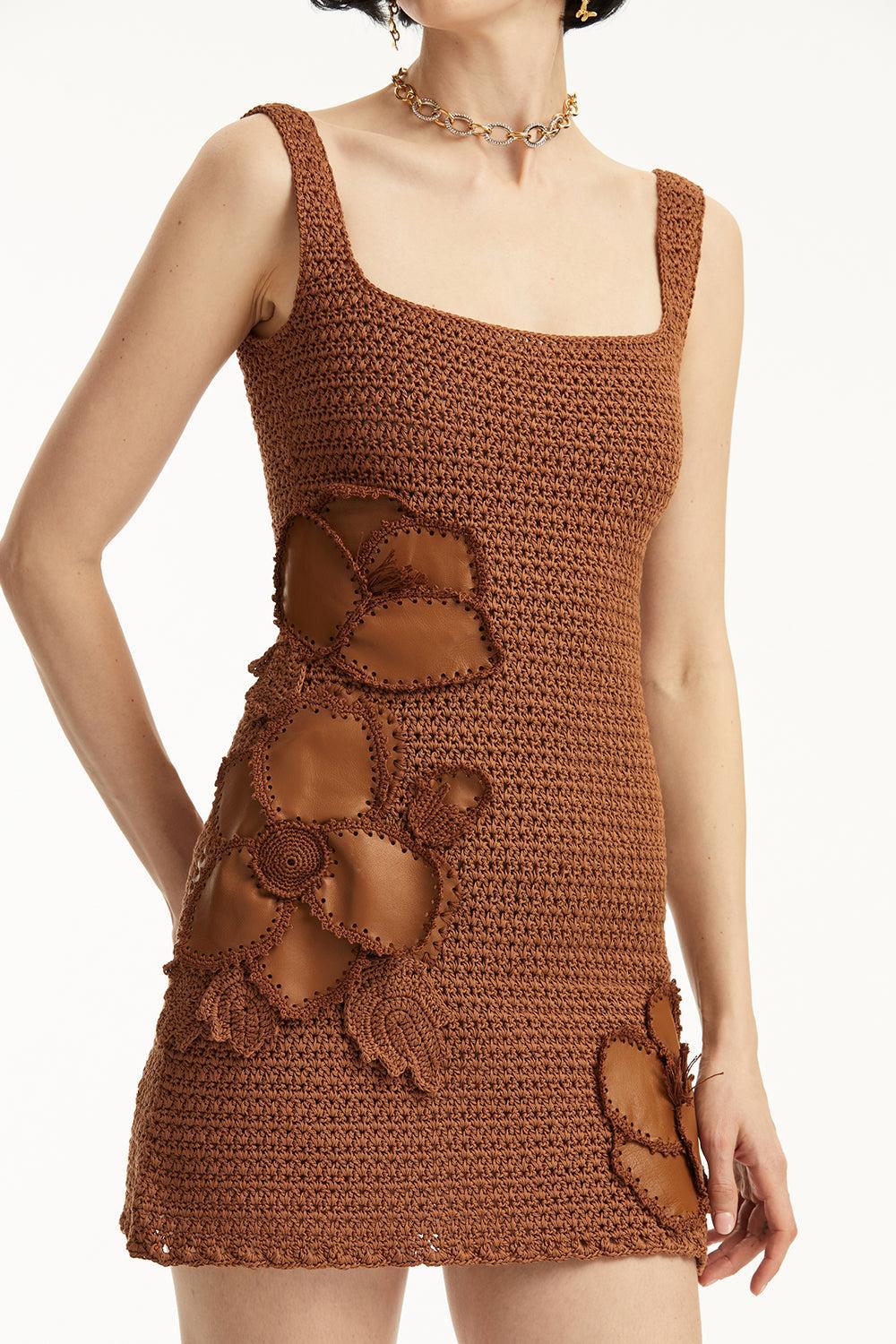 Deboss Crochet Dress - Image 4