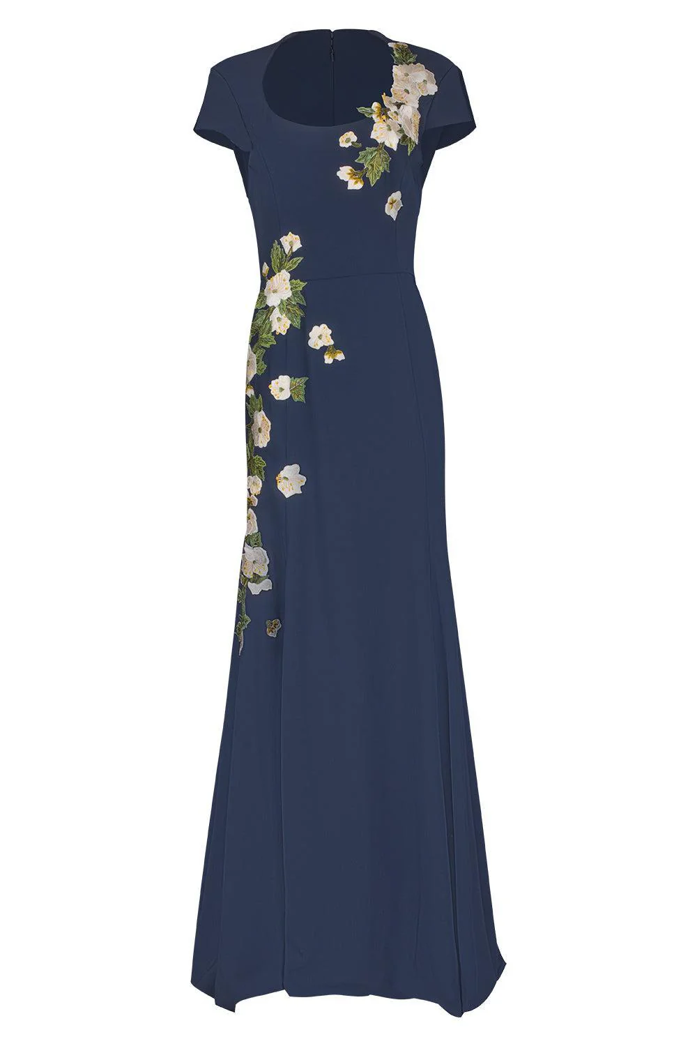 Embroidered Cherry Blossom Gown