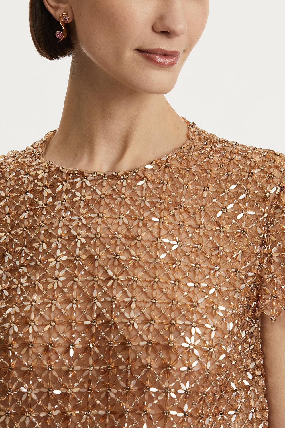 Embroidered Tulle Day Dress - Image 3