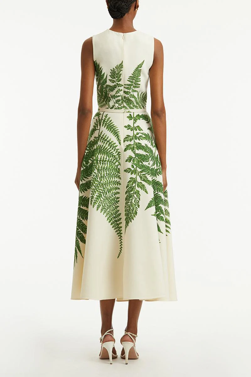 Fern Double Face Day Dress - Image 5