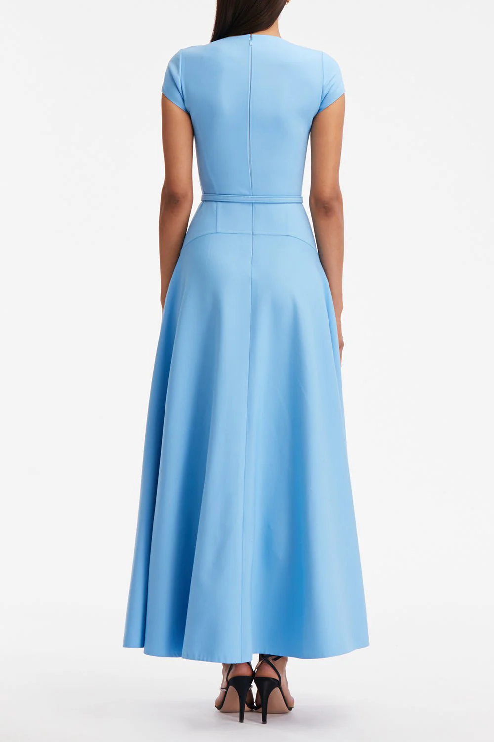 Floral Belt Maxi Dress - Image 4