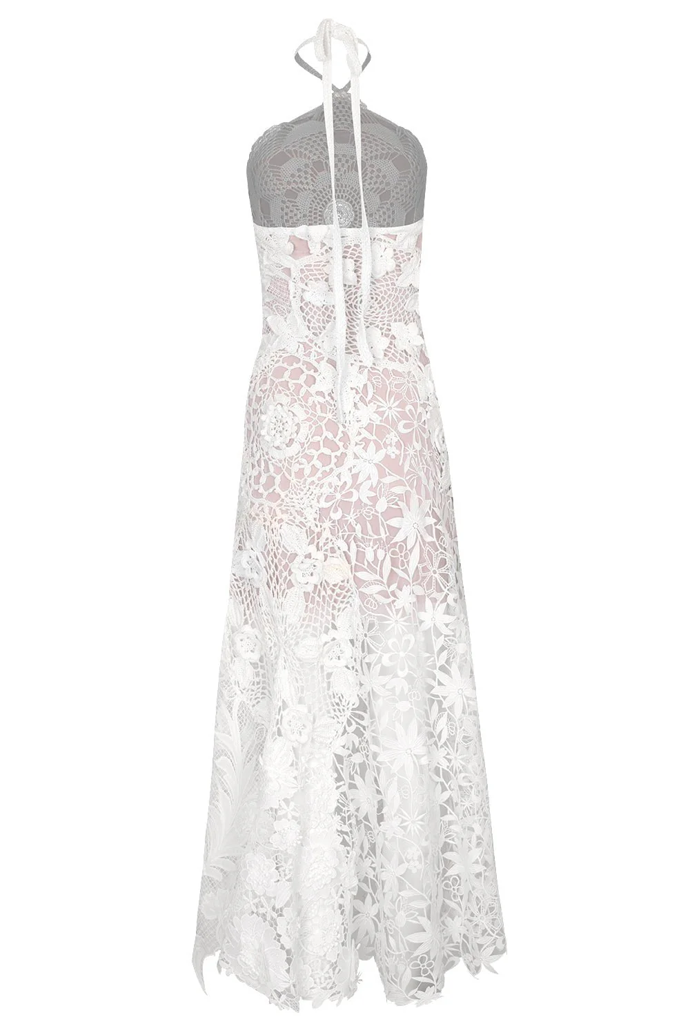 Floral Crochet Dress - Image 3