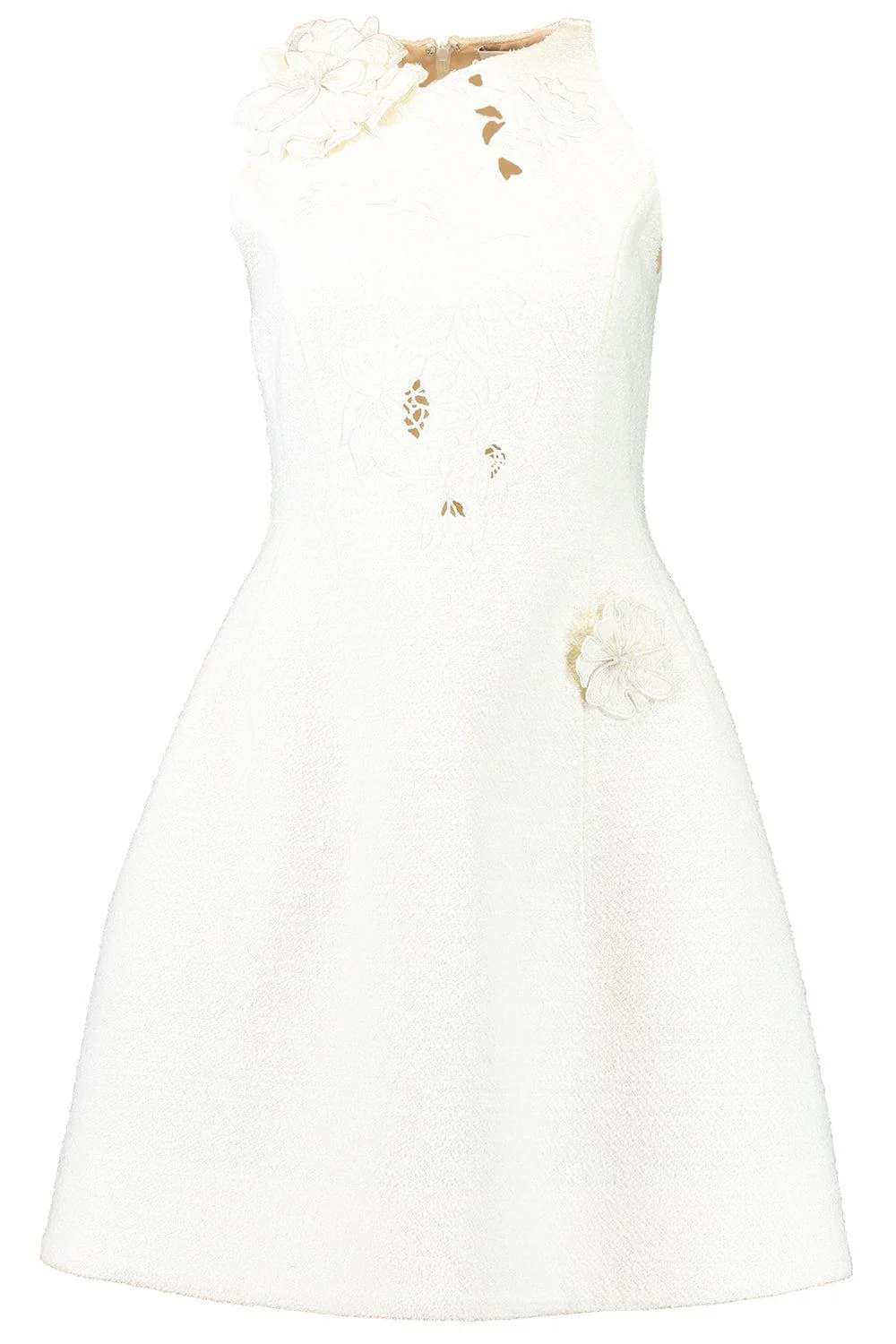 Floral Sleeveless Cocktail Dress