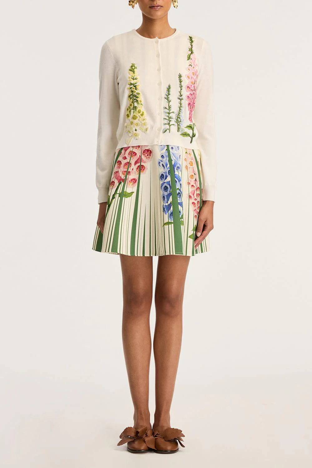 Foxgloves Embroidered Cardigan - Image 2