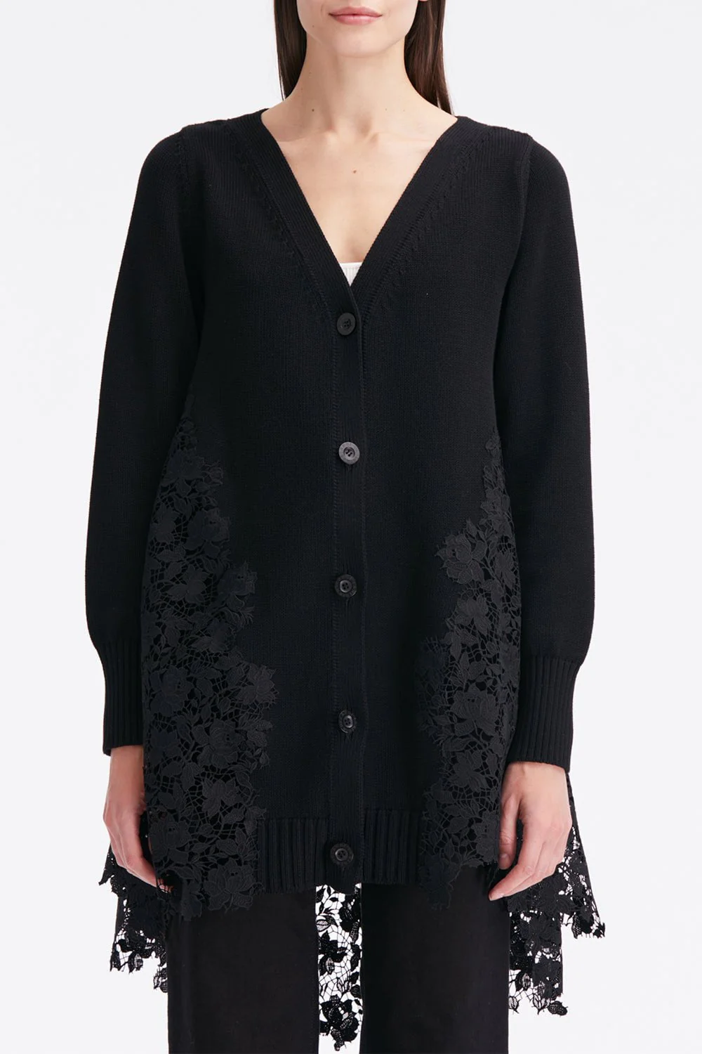Gardenia Guipure Long Cardigan - Image 2