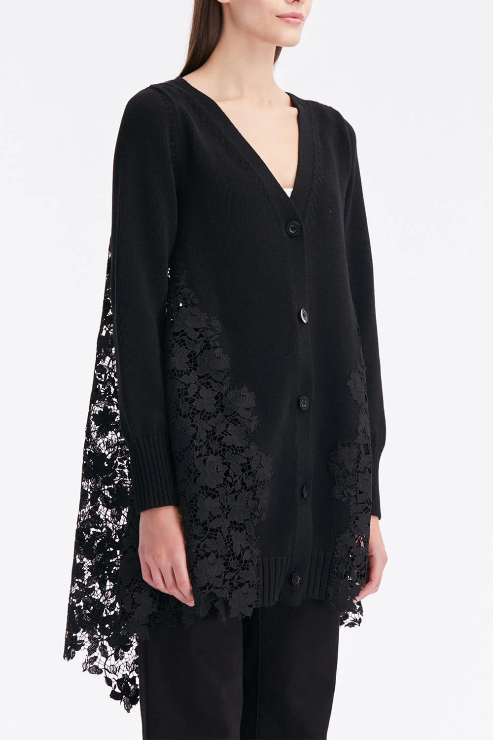 Gardenia Guipure Long Cardigan - Image 3