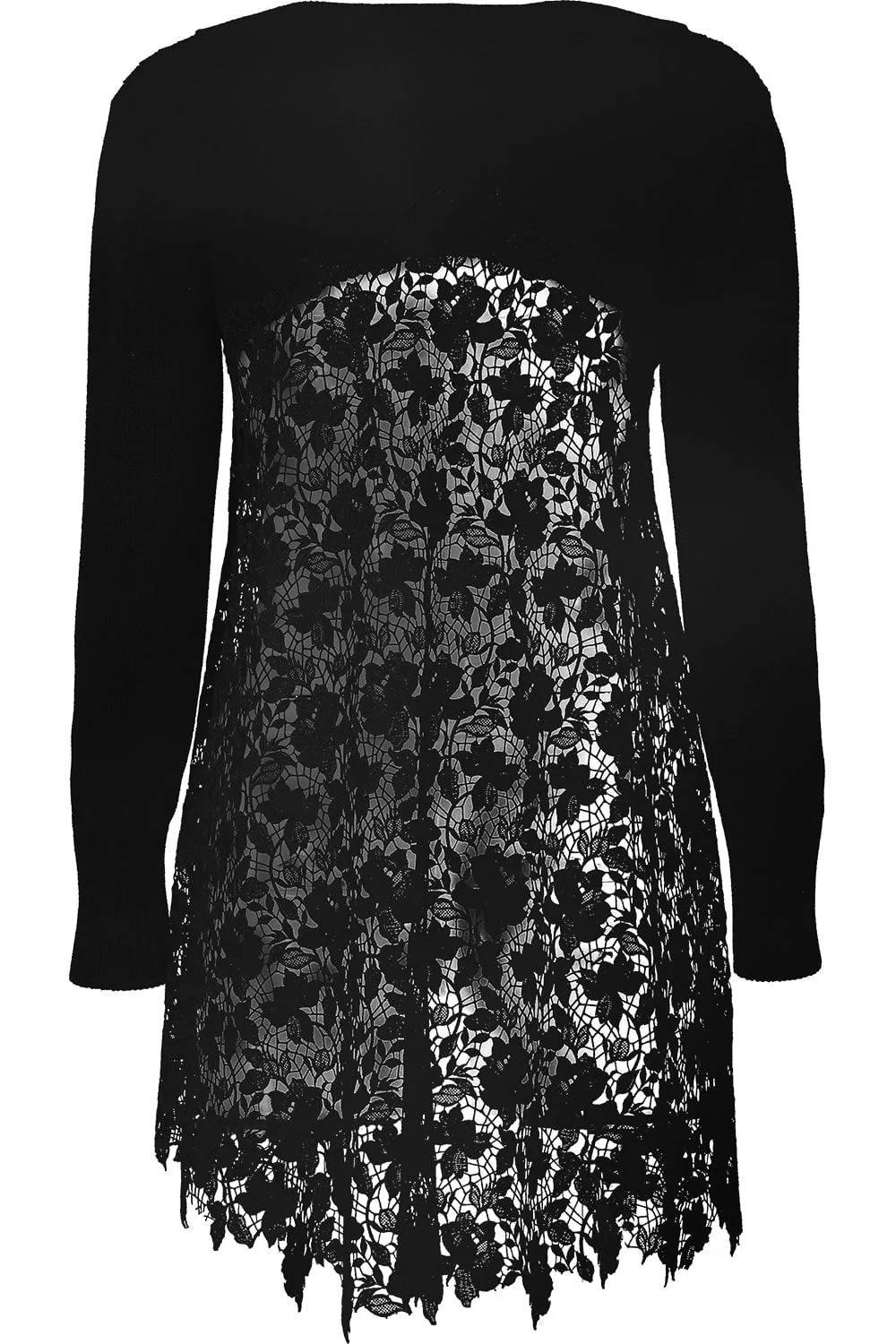 Gardenia Guipure Long Cardigan - Image 5
