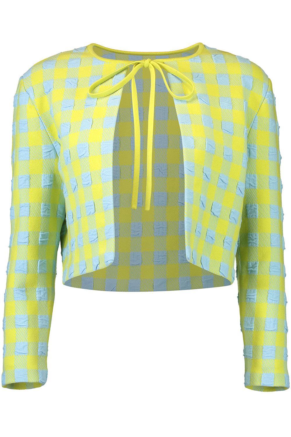Gingham Cardigan
