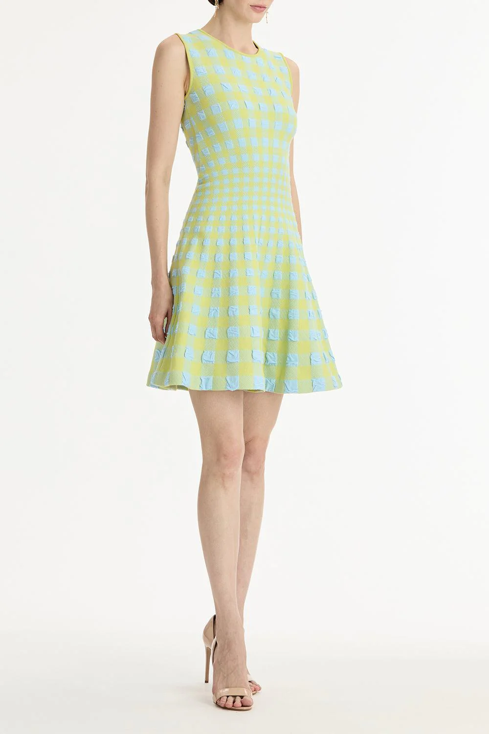 Gingham Fit And Flare Dress - Image 3