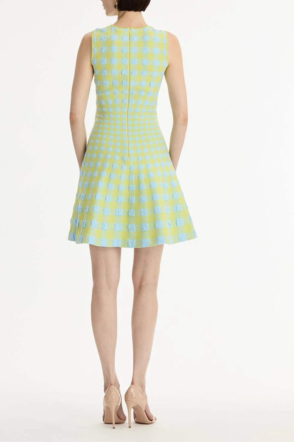 Gingham Fit And Flare Dress - Image 6