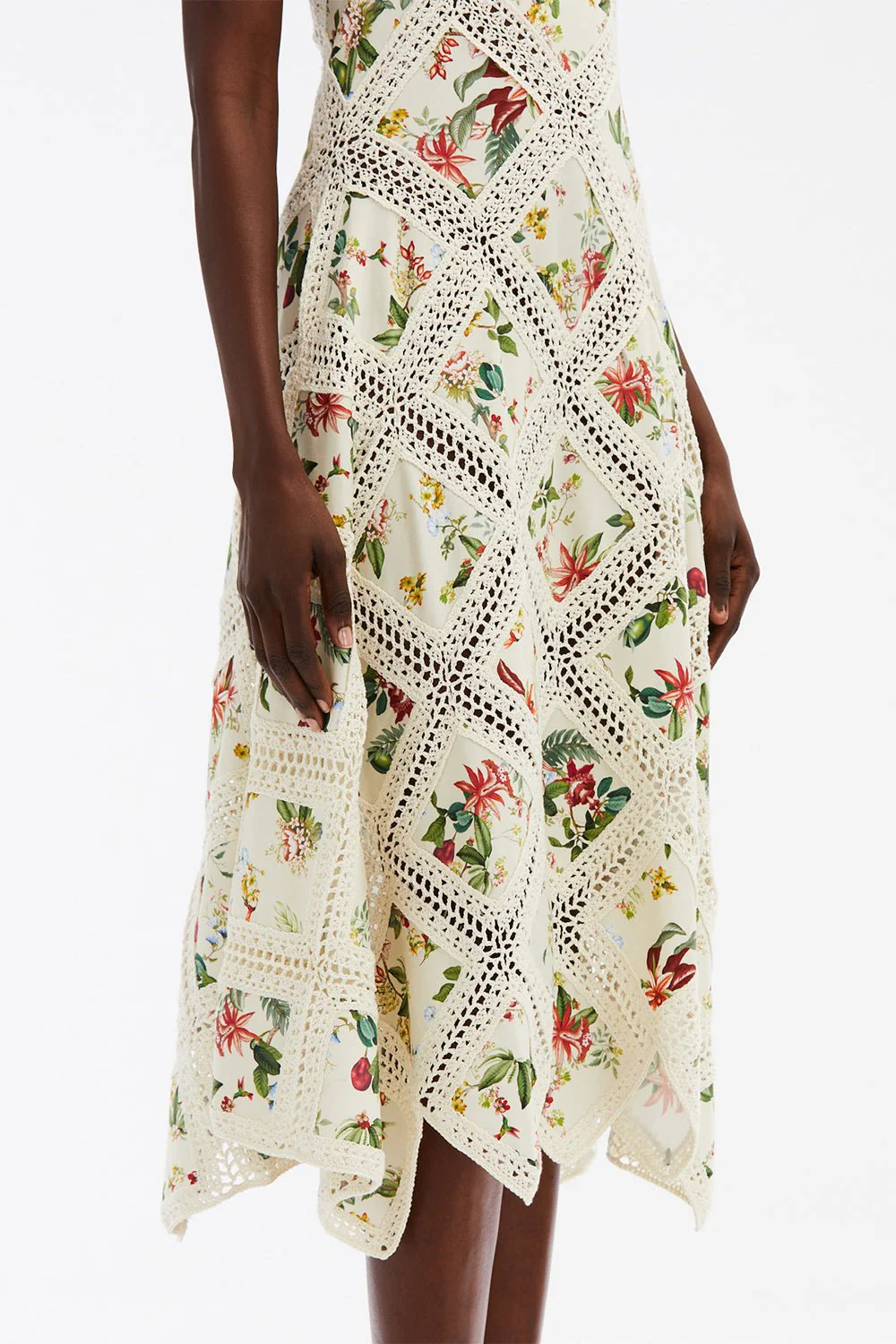 Halter Floral Midi Dress - Image 4