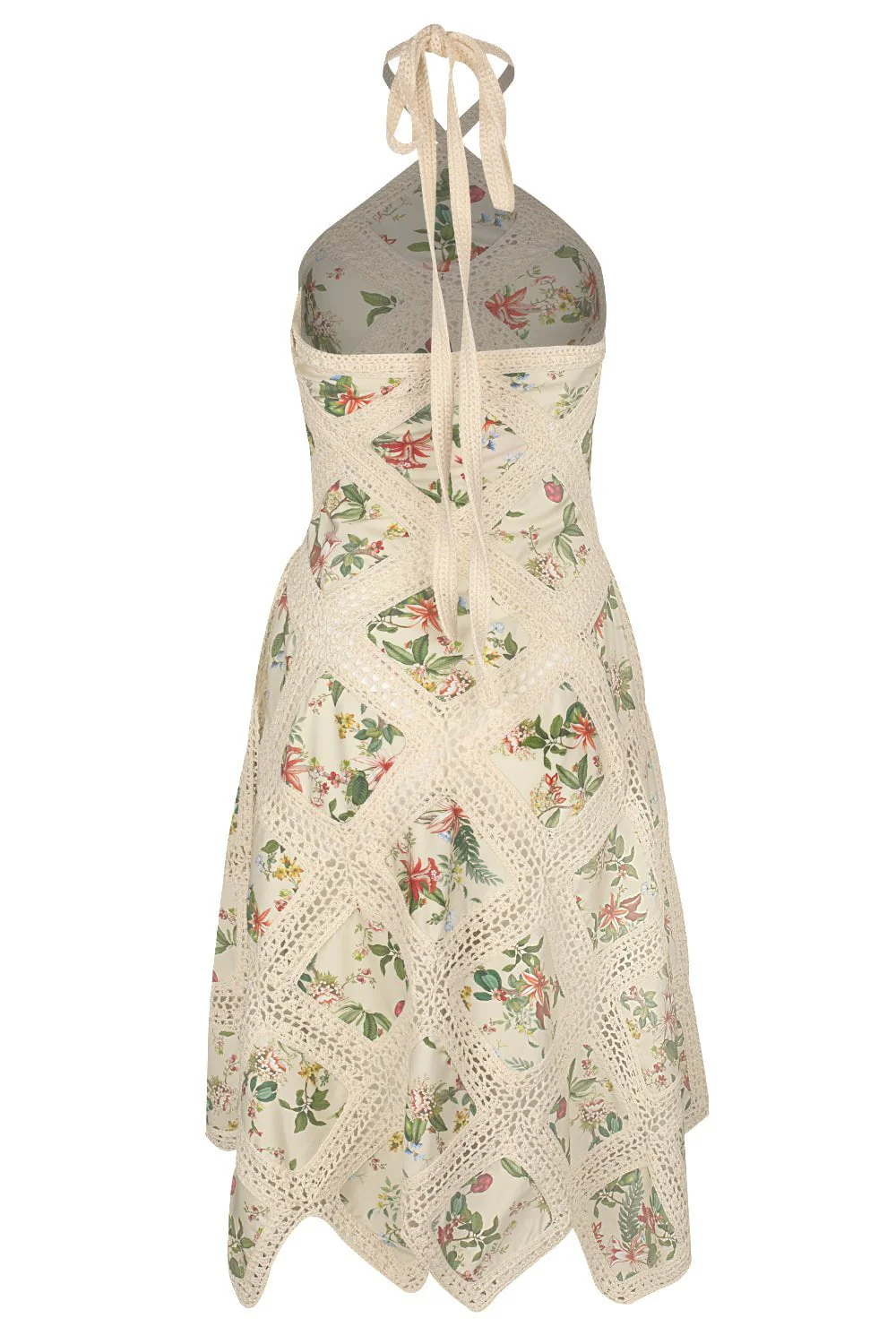Halter Floral Midi Dress - Image 6