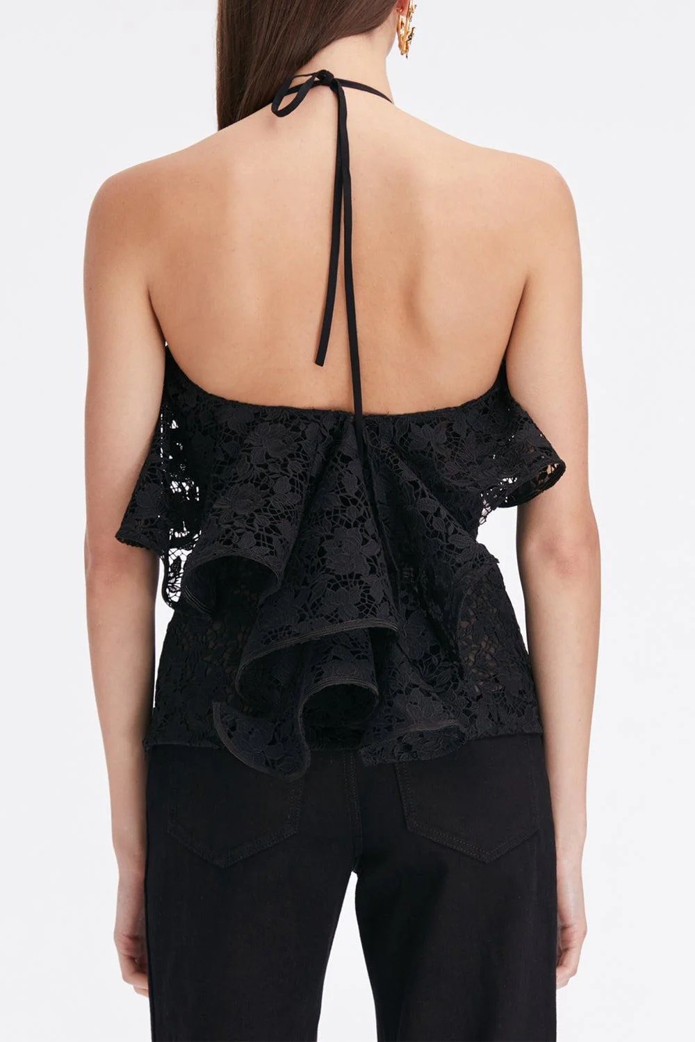 Halter Neck Ruffle Blouse - Image 5