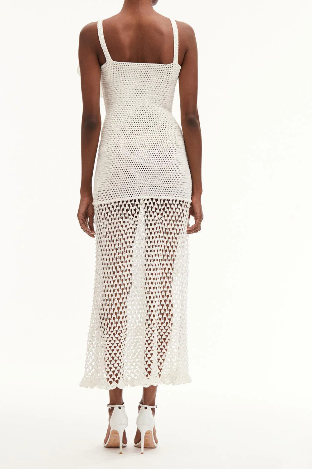 Halter Orchid Embroidered Dress - Image 5
