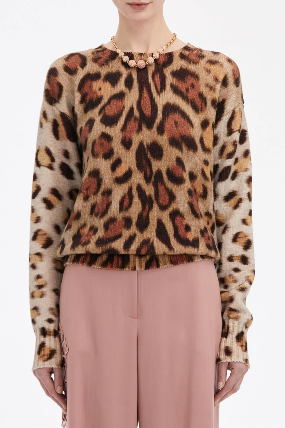 Long Sleeve Jaguar Printed Pullover - Image 2