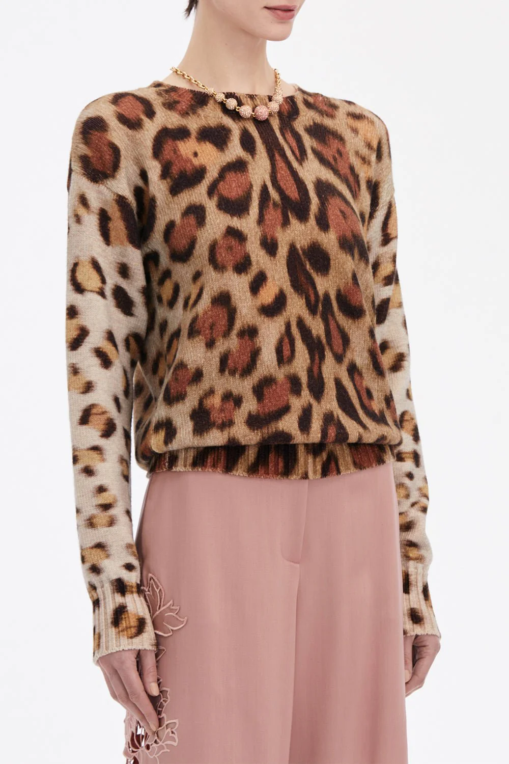 Long Sleeve Jaguar Printed Pullover - Image 3
