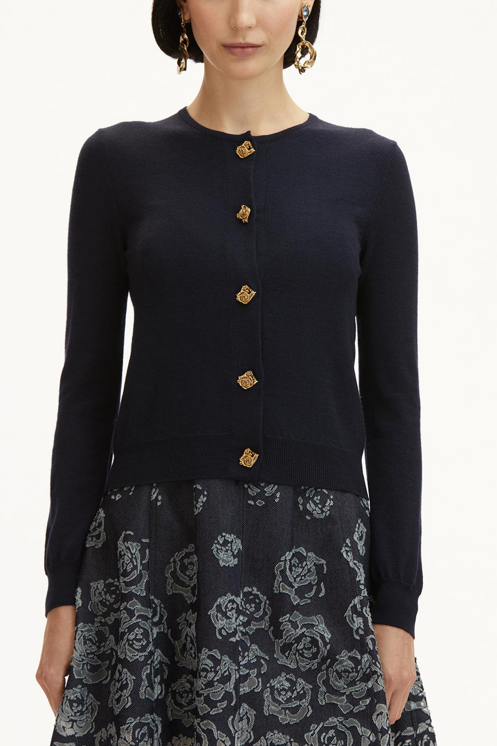 JEWEL BUTTON CARDIGAN - Image 2