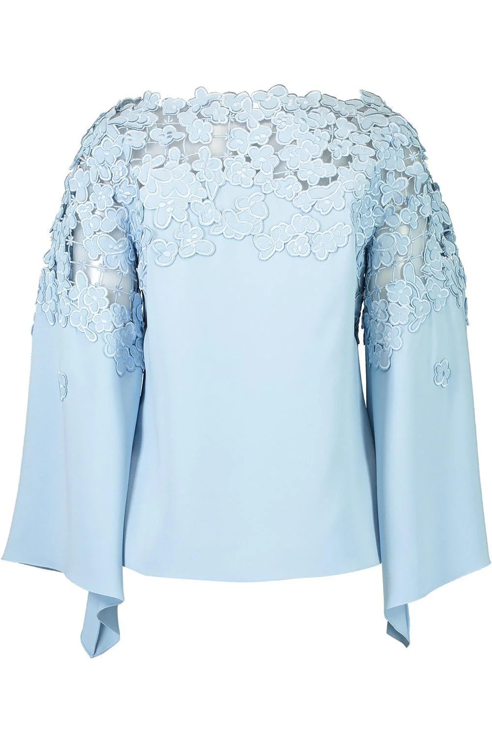 Long Sleeve Embroidered Blouse