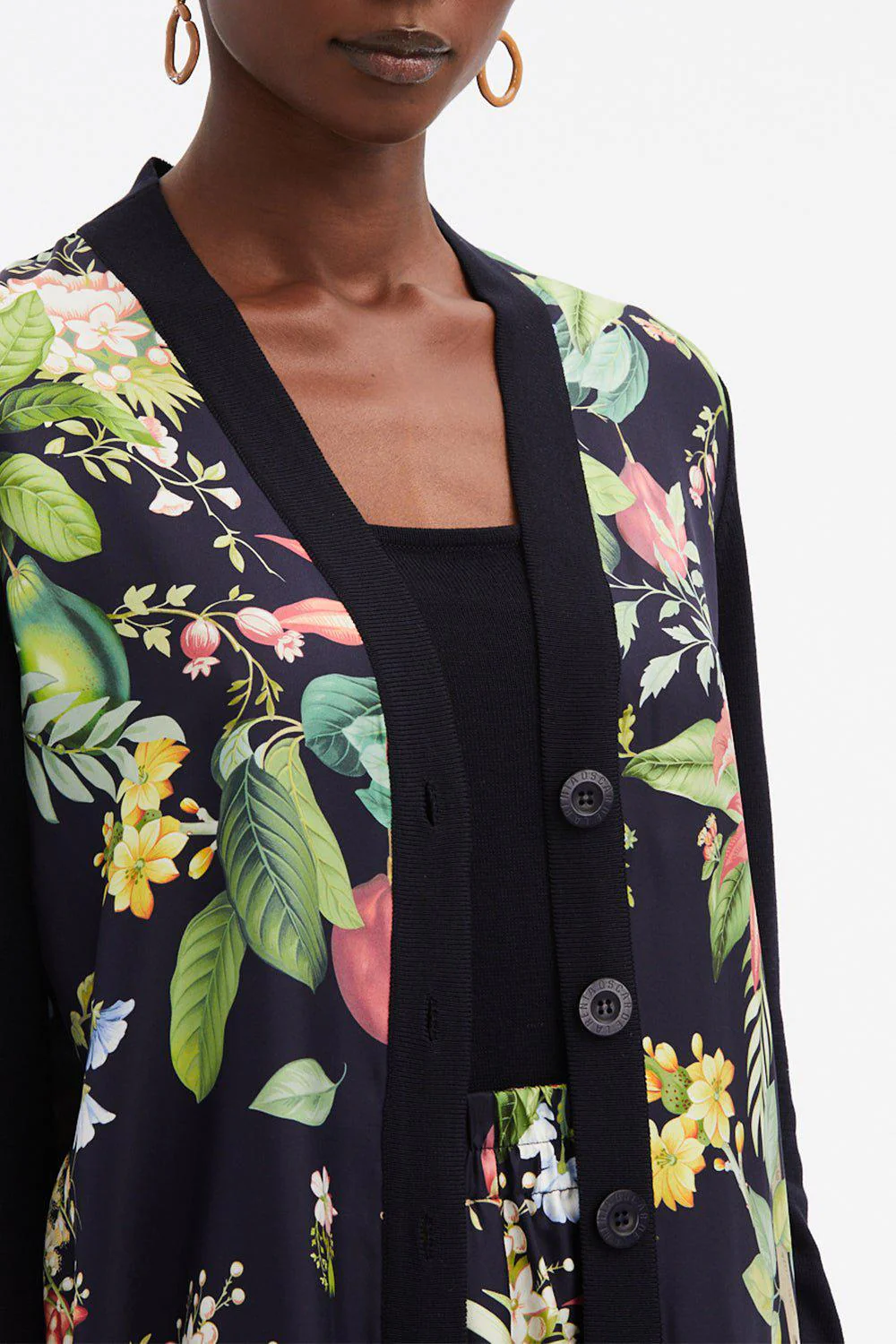 Long Sleeve Floral Cardigan - Image 4