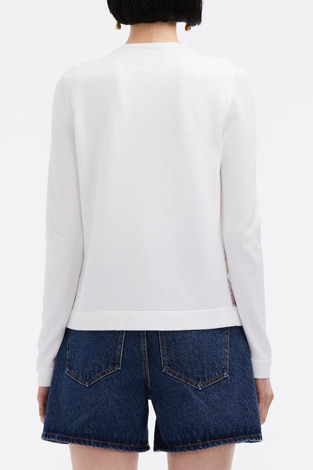 Long Sleeve Mixed Cardigan - Image 5