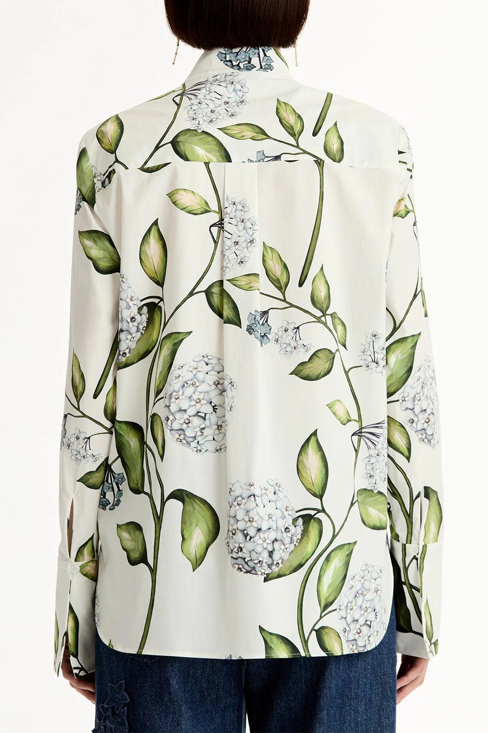 Long Sleeve Porcelain Flower Blouse - Image 6