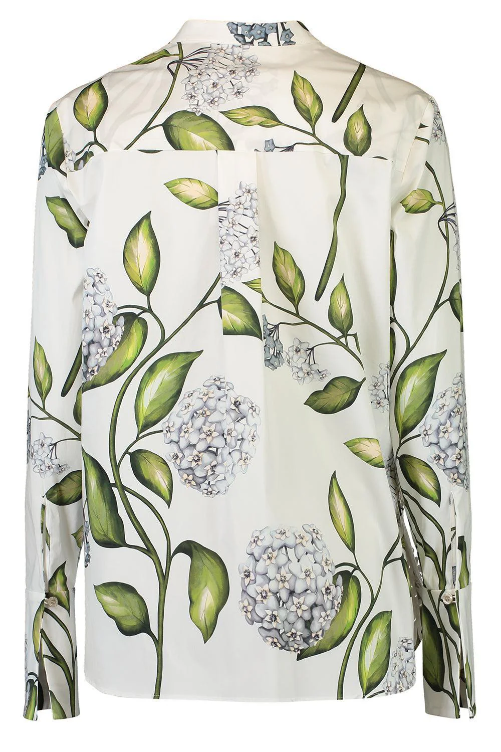 Long Sleeve Porcelain Flower Blouse - Image 7