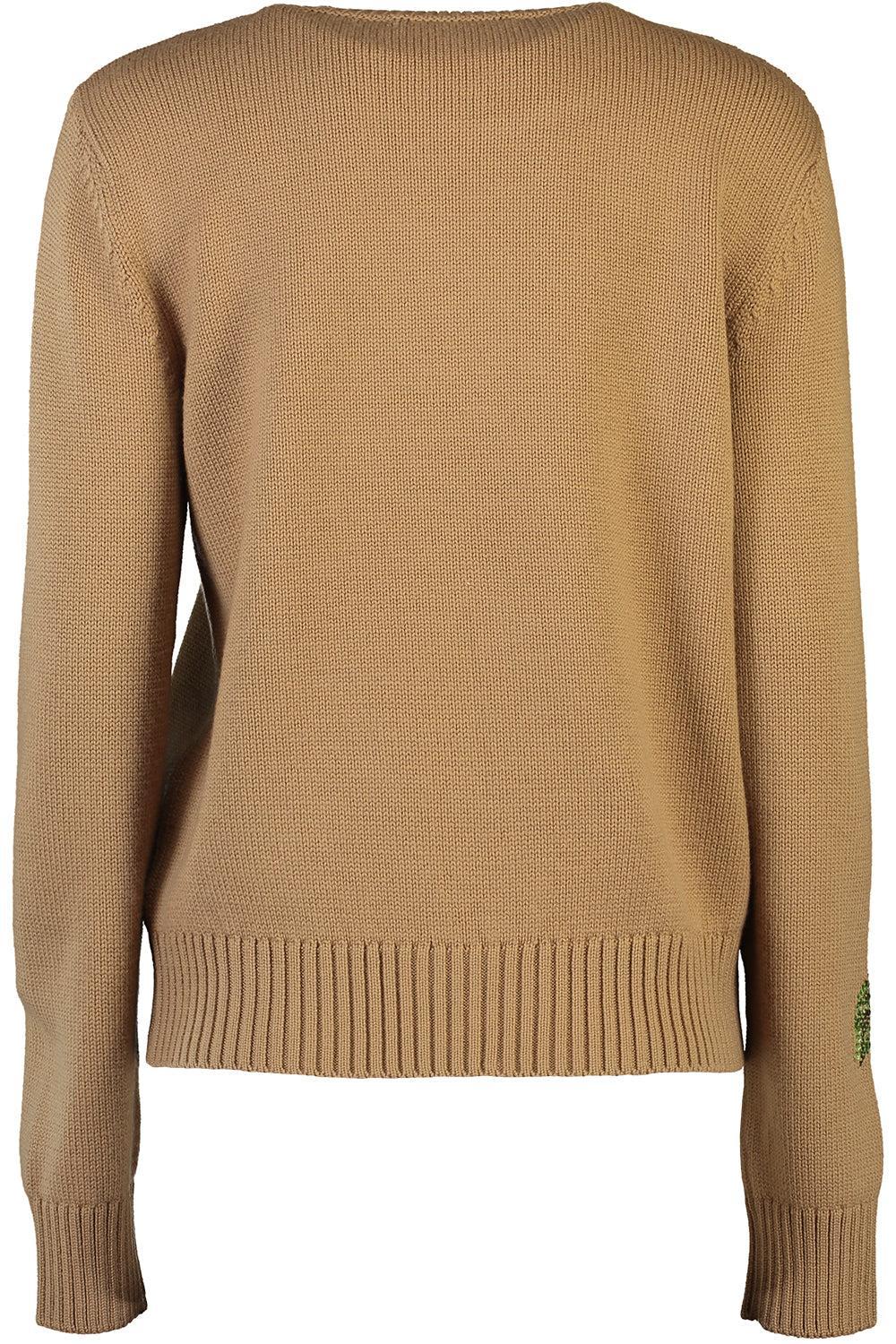 Long Sleeve Rose Embroidered Pullover - Image 7