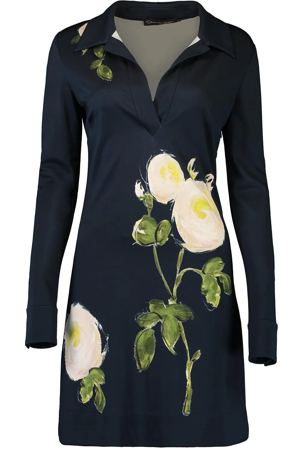 Long Sleeve Roses Milano Dress