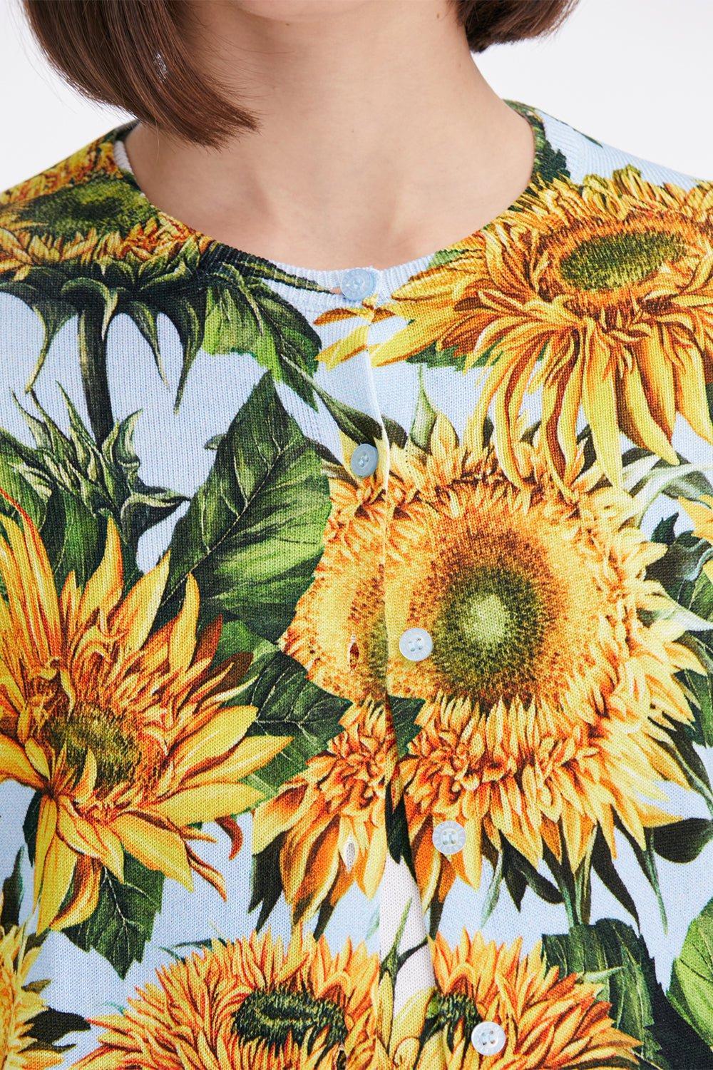 Long Sleeve Sunflower Cardigan - Image 3