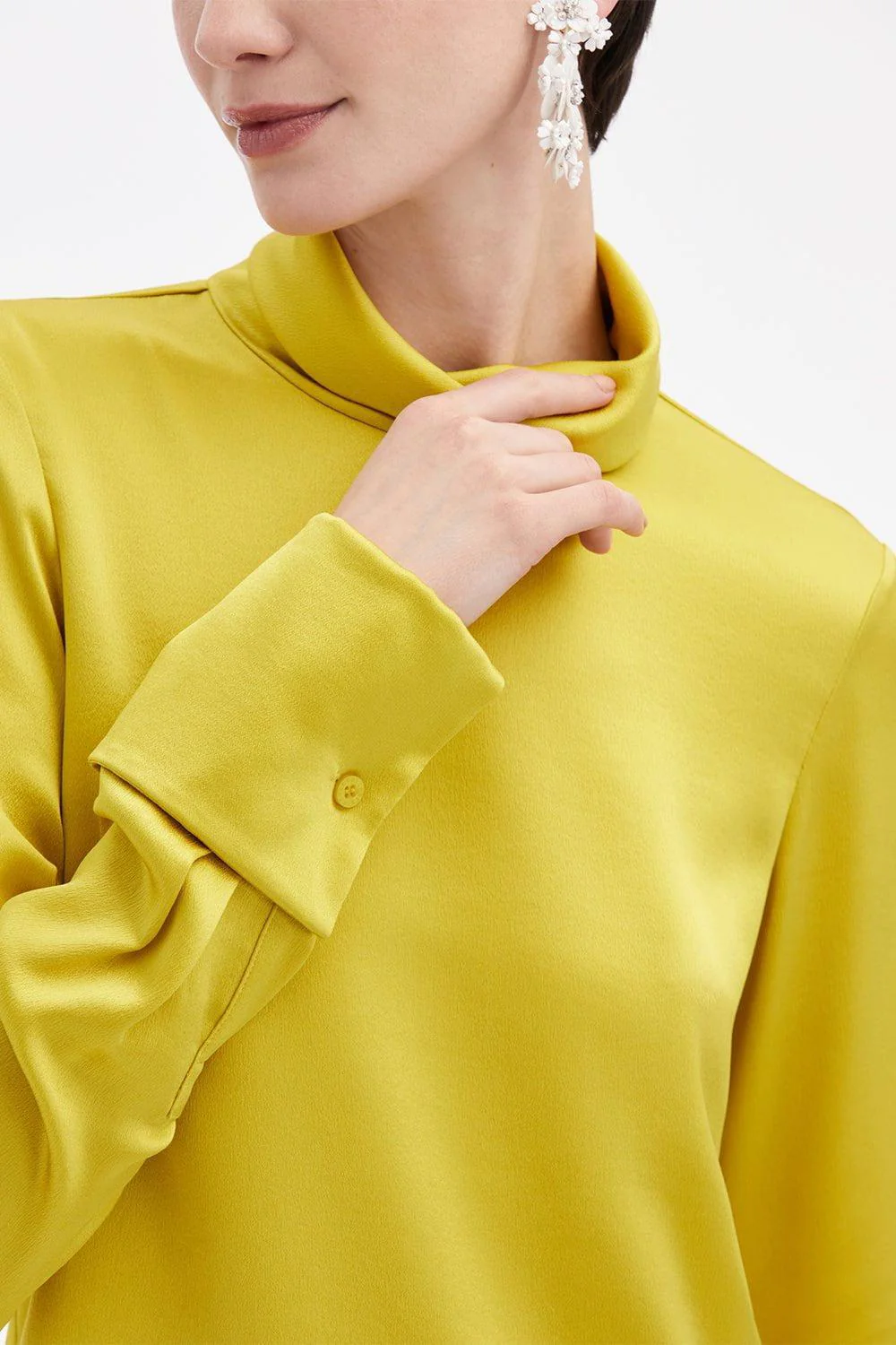 Mock Neck Blouse - Image 5