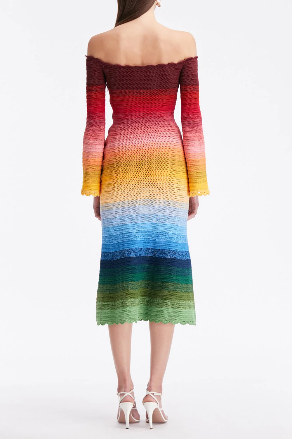 Off Shoulder Ombre Dress - Image 4