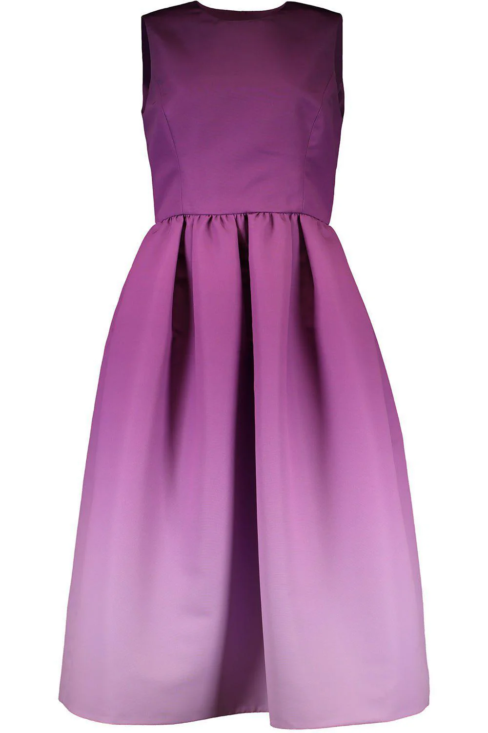 Ombre Faille Midi Dress