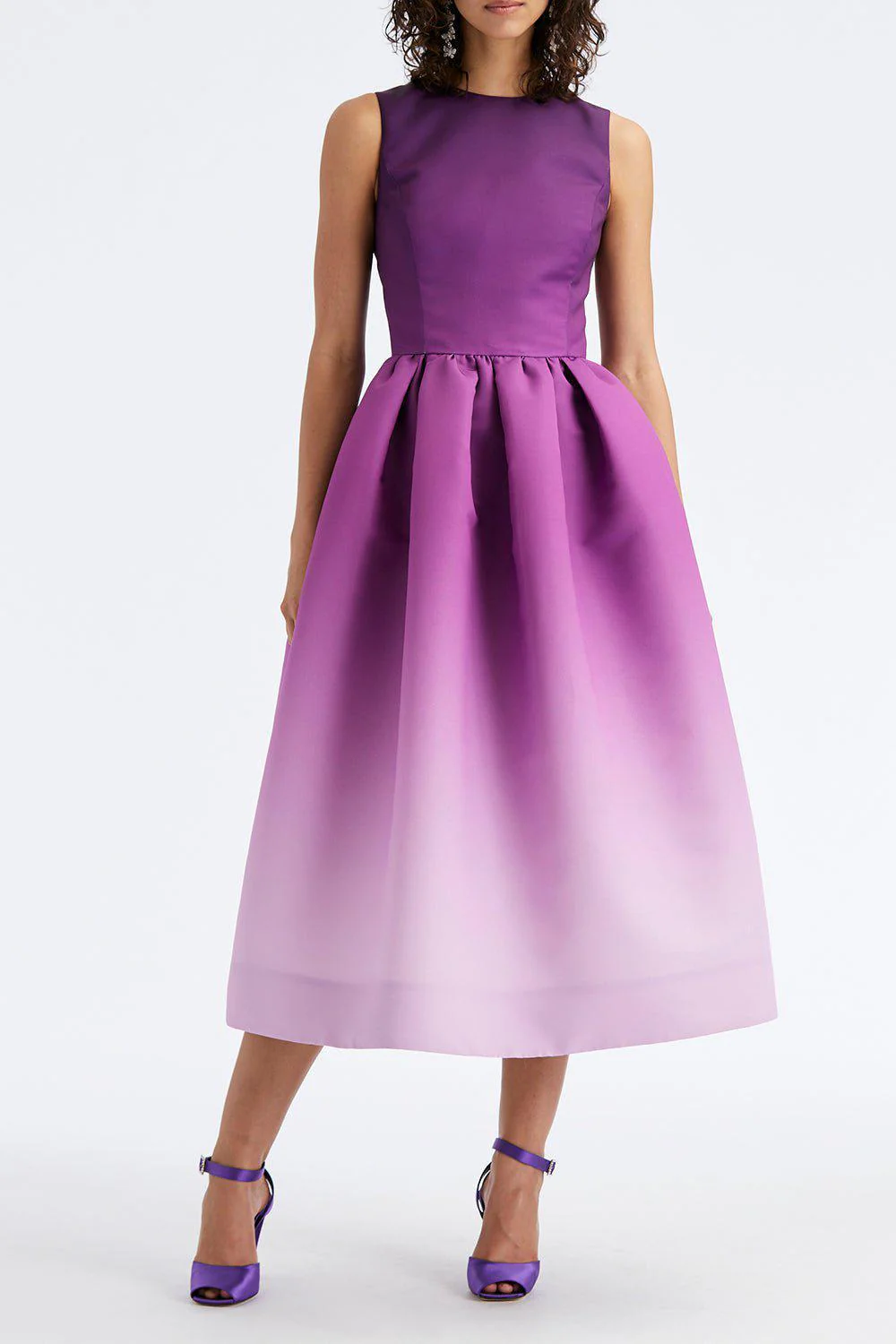 Ombre Faille Midi Dress - Image 2