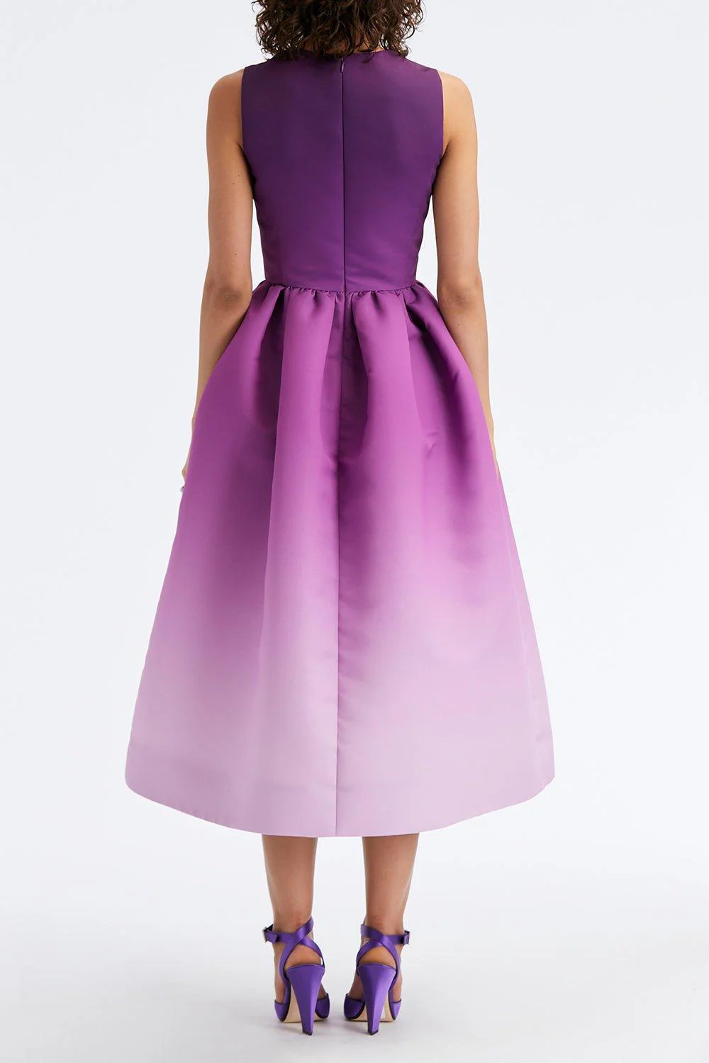 Ombre Faille Midi Dress - Image 4