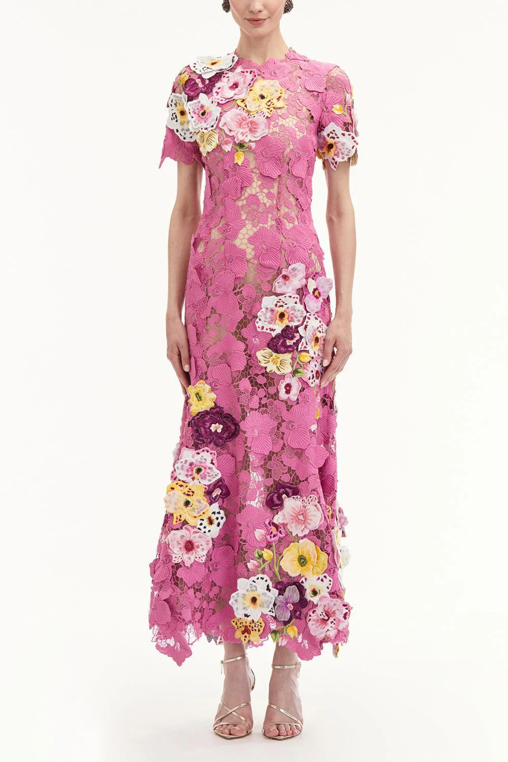 Orchid Embroidered Gown - Image 2