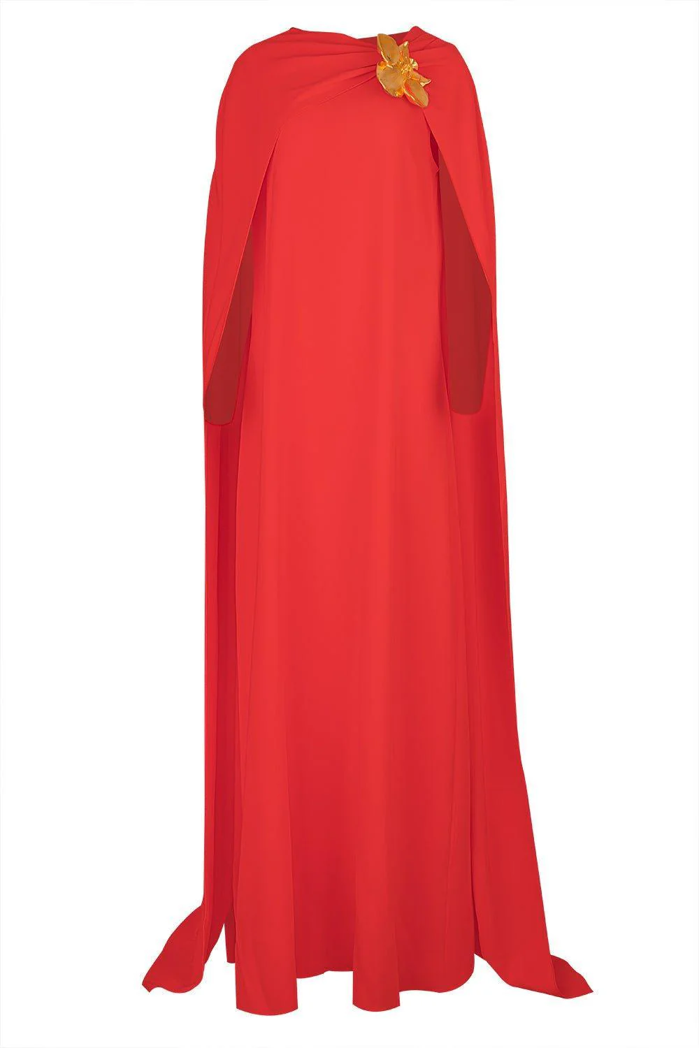 Orchid Pin Cape Back Caftan