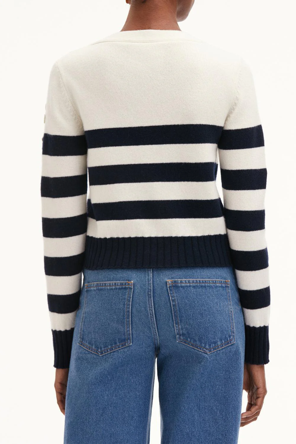 Orchid Threadwork Striped Cardigan - Image 5