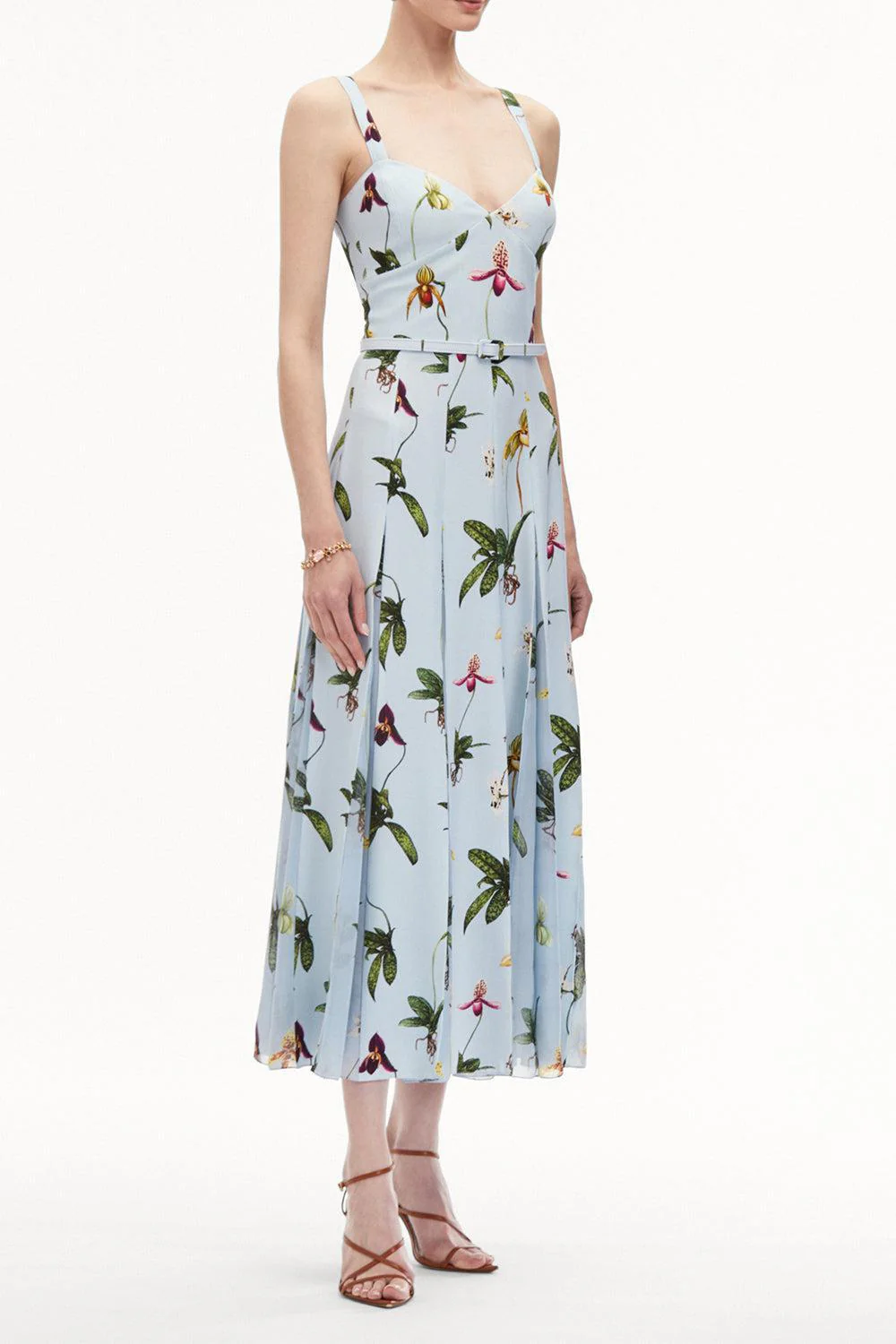 Orchids Day Dress - Image 3