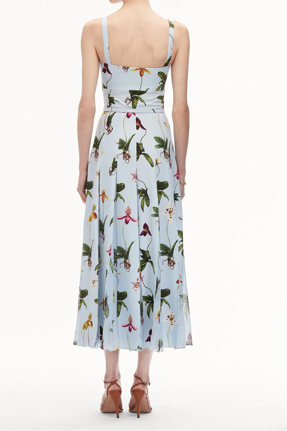 Orchids Day Dress - Image 4