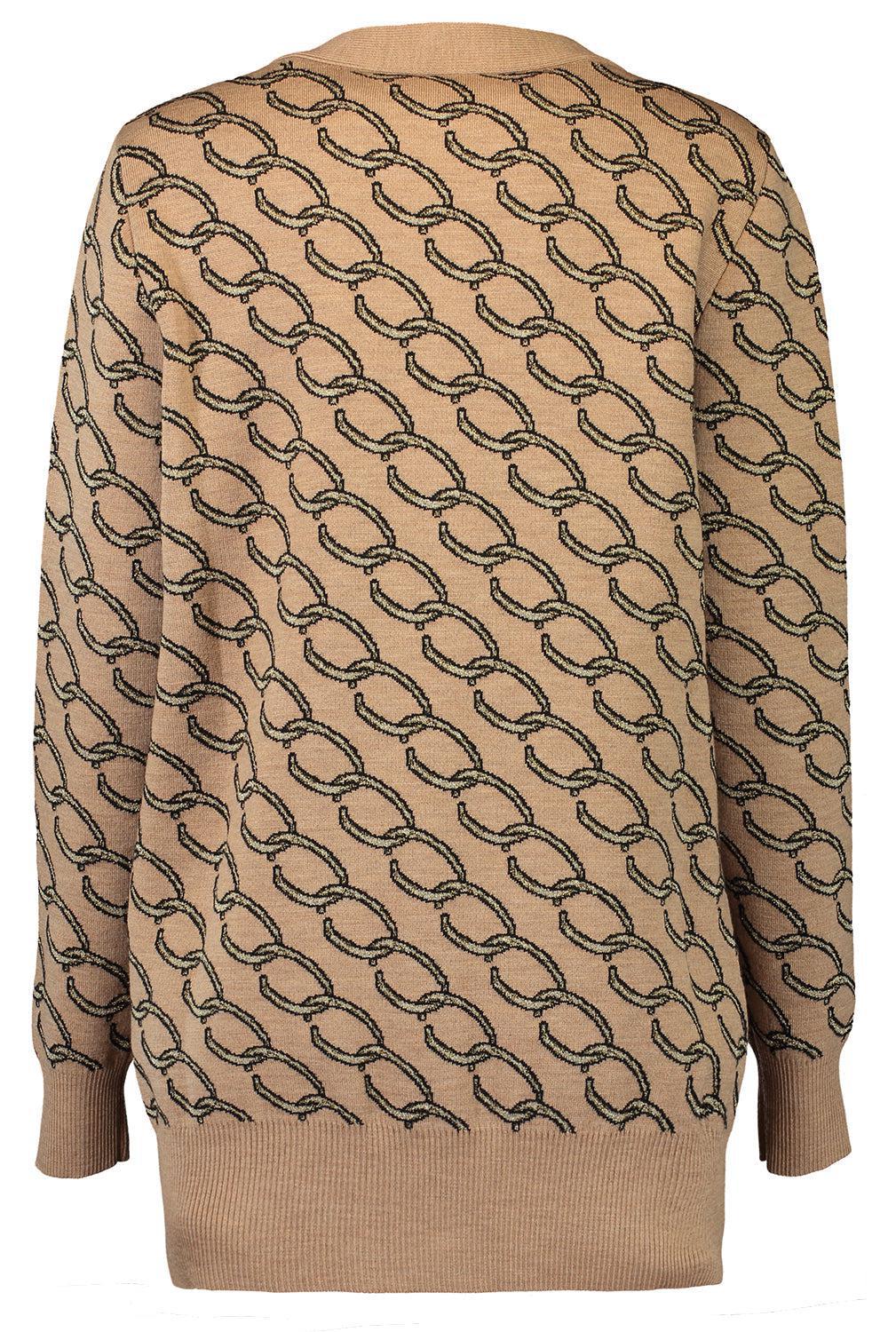 Oscar Chain-Link Long Cardigan - Image 6