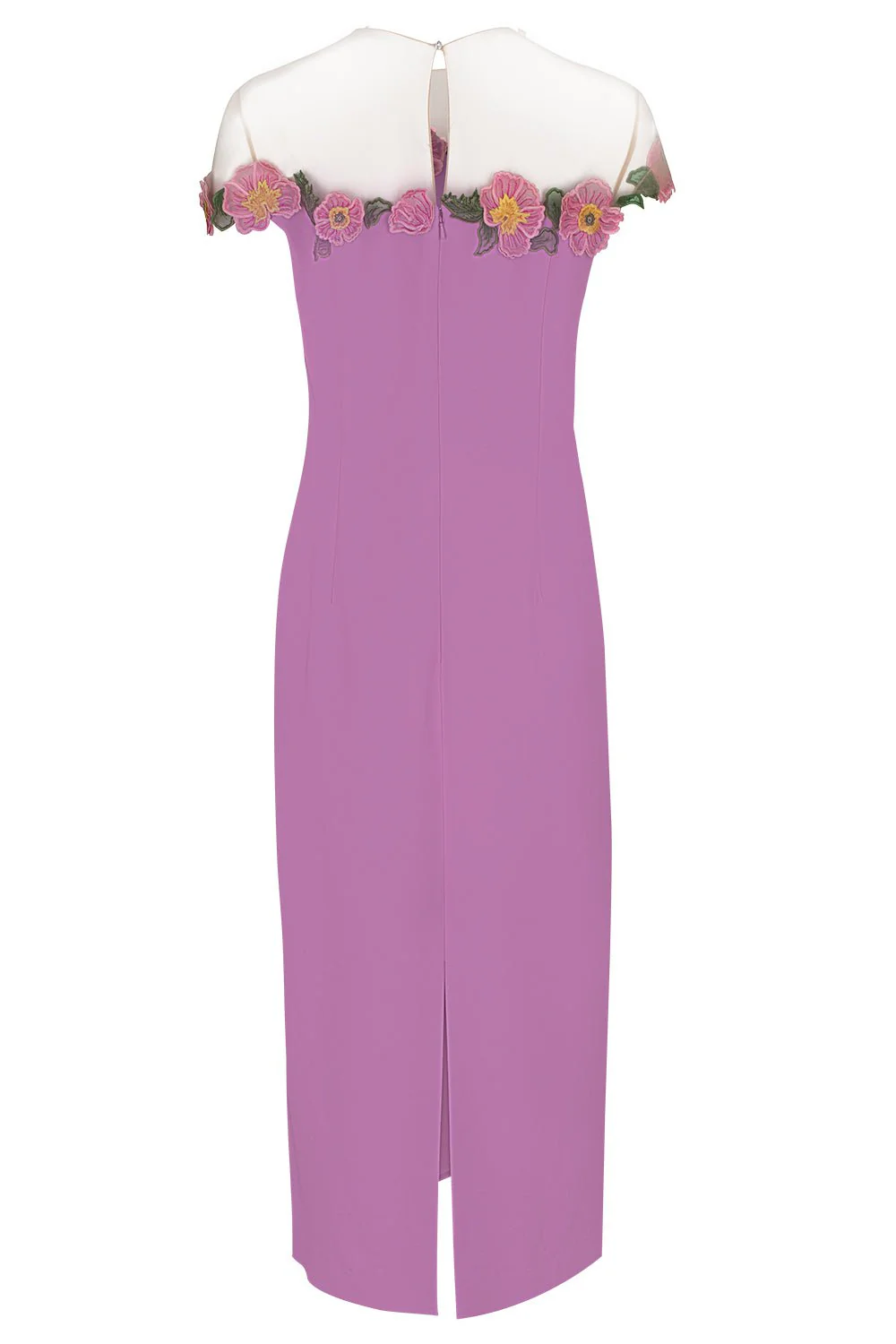 Painted Poppies Pencil Dress - Image 3