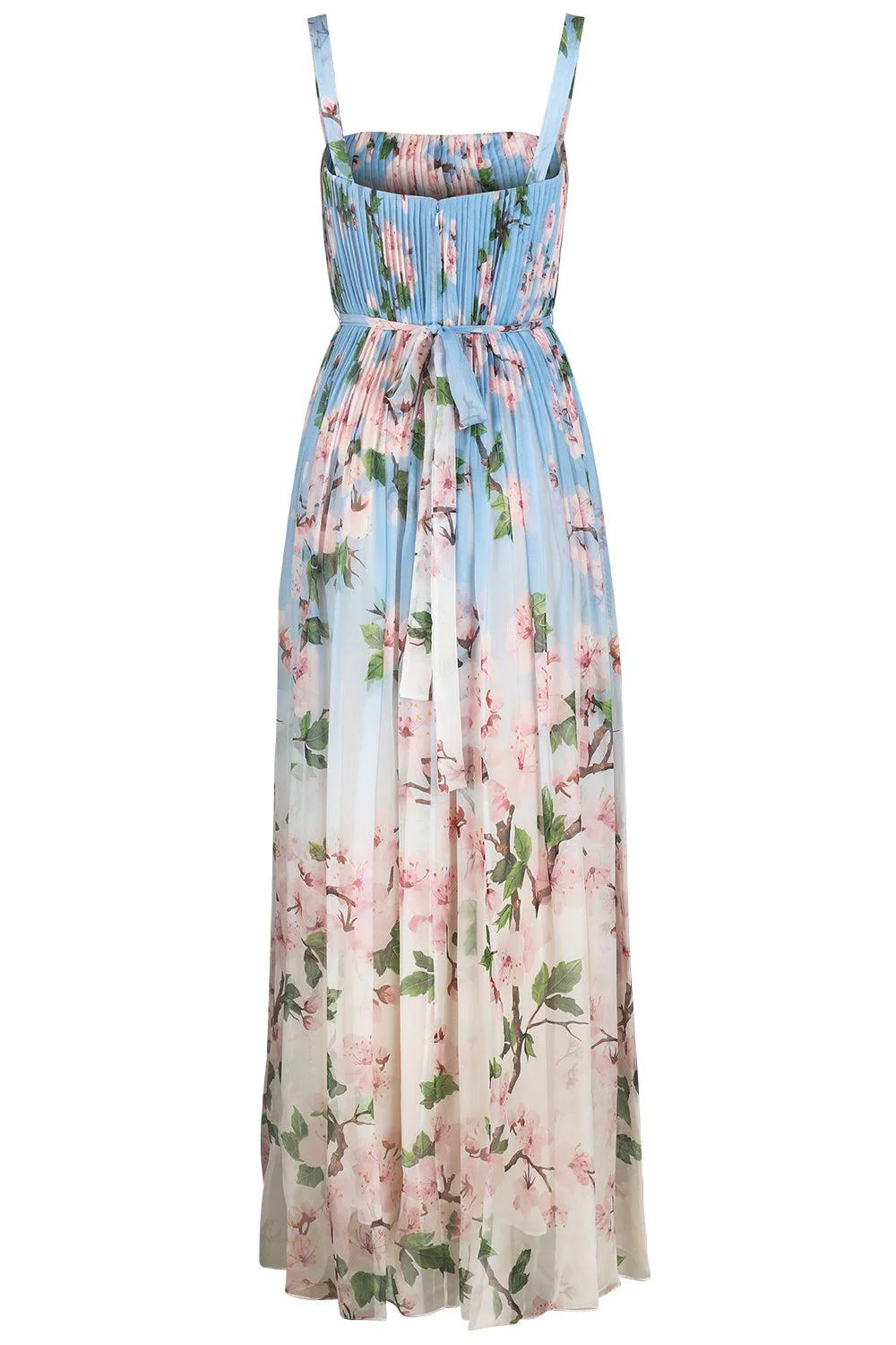 Pleated Ombre Cherry Blossom Gown - Image 6