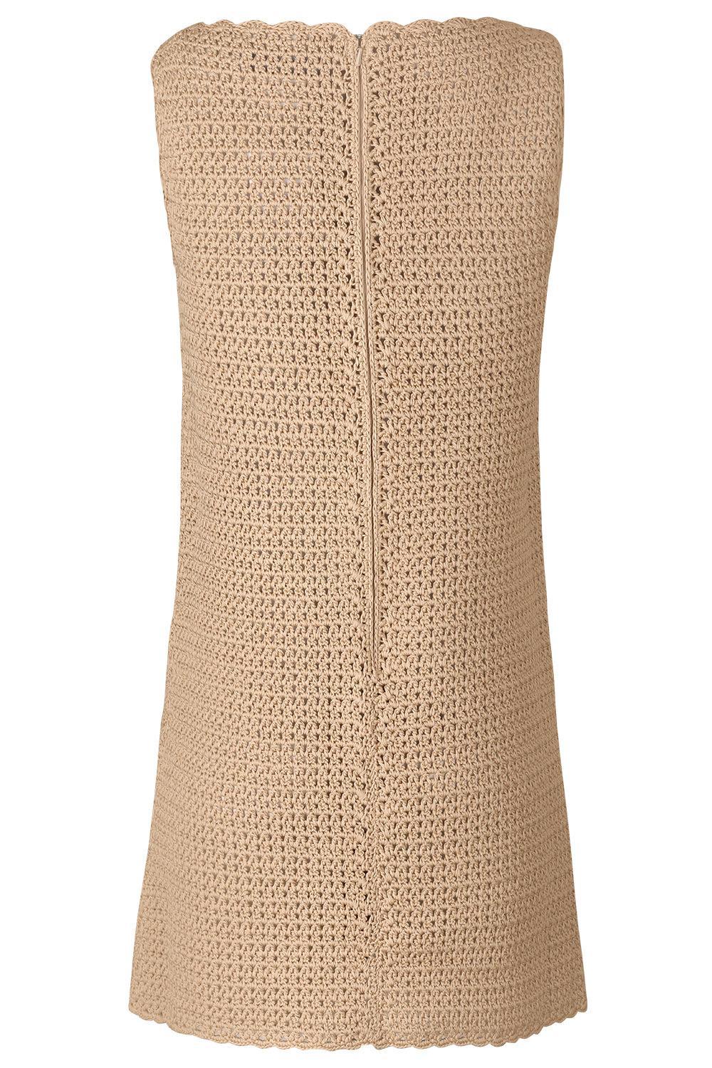 Porcelain Flower Motif Crochet Dress - Image 6